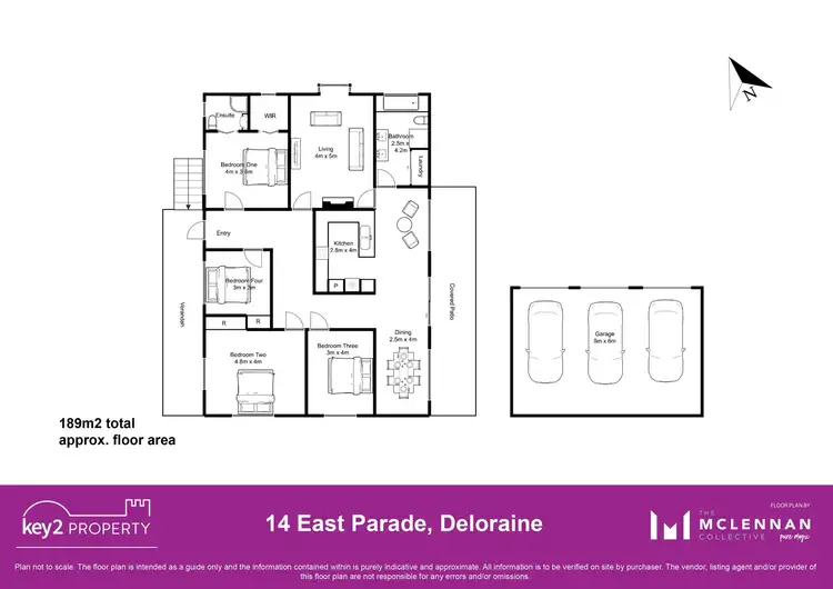Floorplan of Homely house listing, 14 East Parade, Deloraine TAS 7304