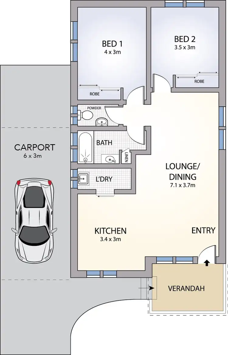 Floorplan of Homely house listing, 141/140 Hollinsworth Road, Marsden Park NSW 2765