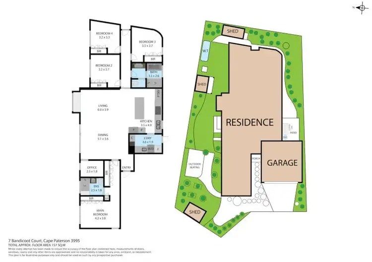Floorplan of Homely house listing, 7 Bandicoot Court, Cape Paterson VIC 3995