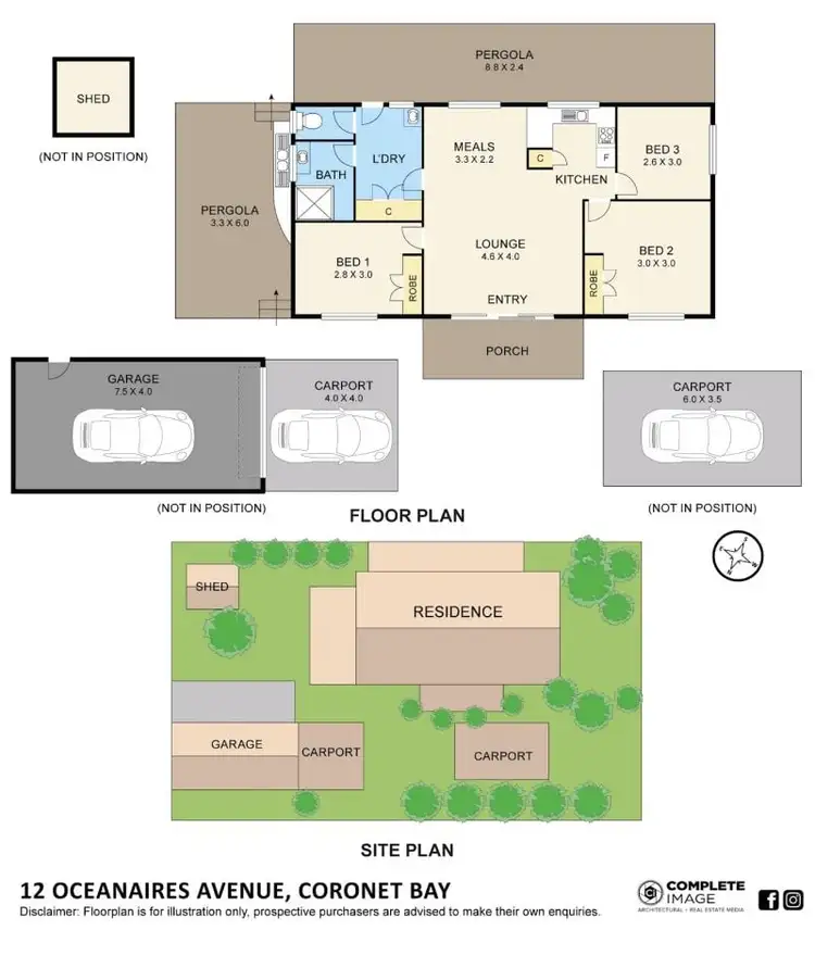 Floorplan of Homely house listing, 12 Oceanaires Avenue, Coronet Bay VIC 3984
