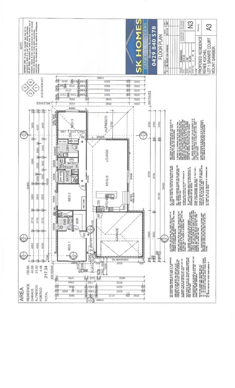 Floorplan of Homely house listing, 3 Granite Court, Mount Gambier SA 5290