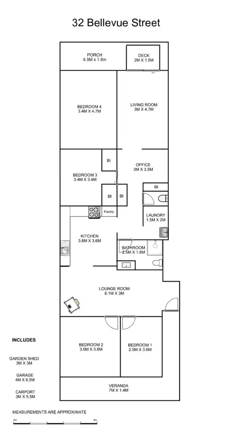 Floorplan of Homely house listing, 32 Bellevue Street, South Grafton NSW 2460