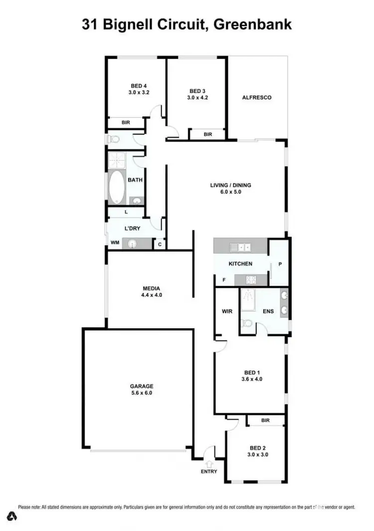 Floorplan of Homely house listing, 31 Bignell Circuit, Greenbank QLD 4124