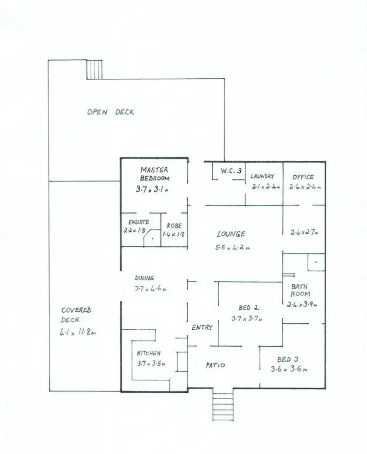 Floorplan of Homely rural property listing, 15 Cecil St, Nimbin NSW 2480