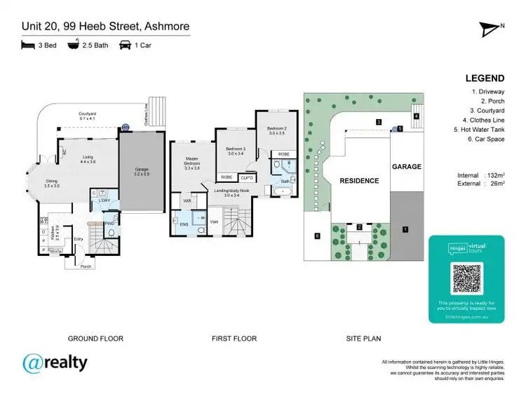 Floorplan of Homely townhouse listing, 20/99 Heeb Street, Ashmore QLD 4214