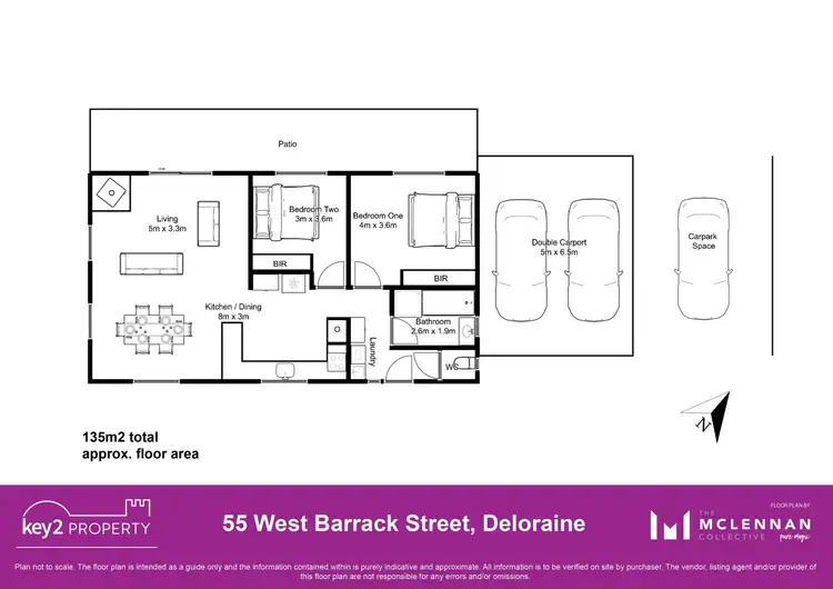 Floorplan of Homely house listing, 55 West Barrack Street, Deloraine TAS 7304