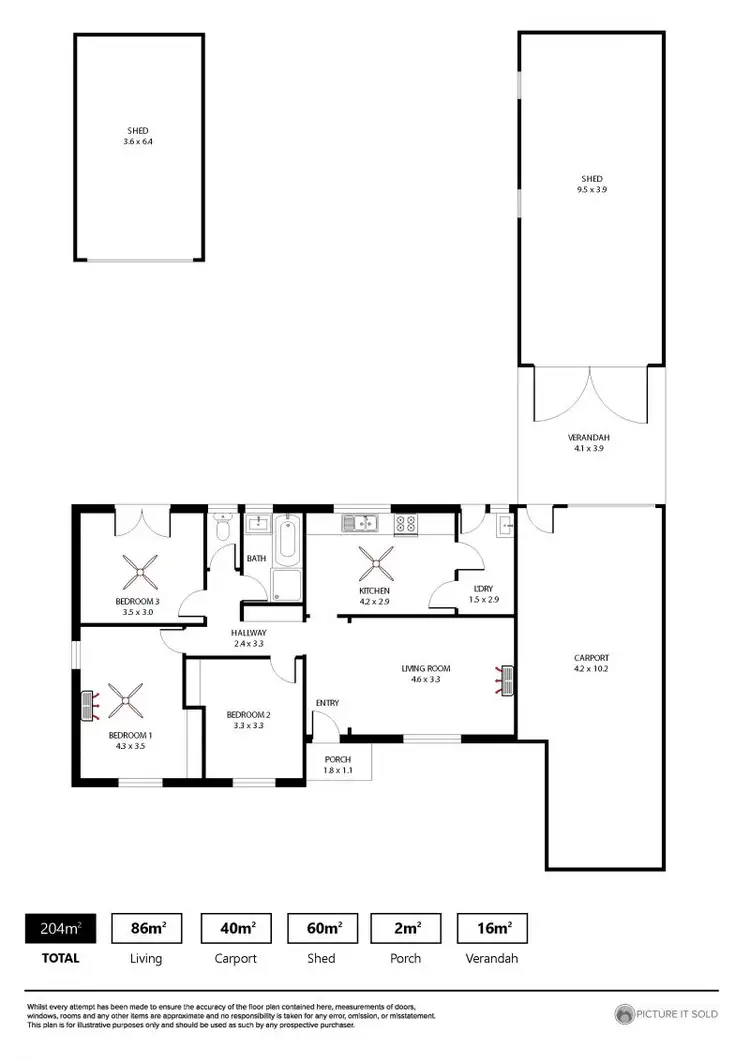 Floorplan of Homely house listing, 9 Charlton Drive, Salisbury East SA 5109