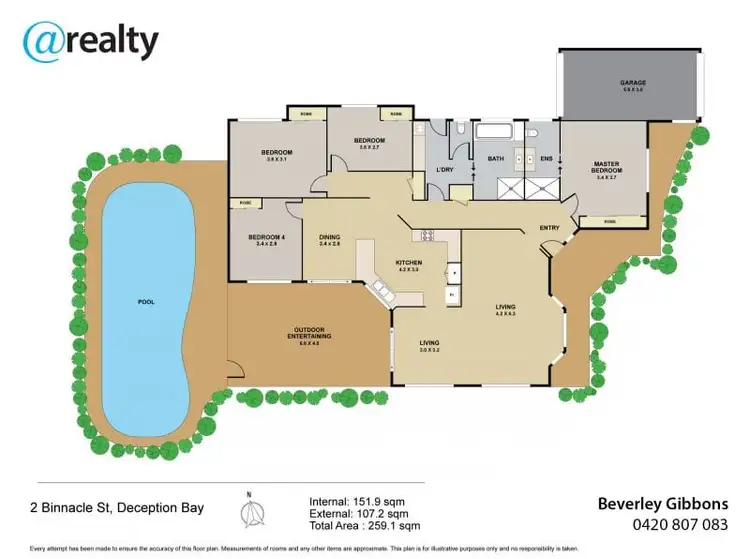 Floorplan of Homely house listing, 2 Binnacle Street, Deception Bay QLD 4508