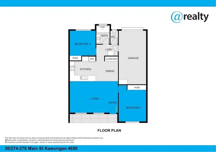 Floorplan of Homely unit listing, 30/274 Main Street, Urraween QLD 4655