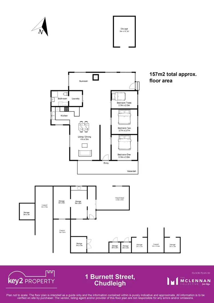 Floorplan of Homely house listing, 1 Burnett Street, Chudleigh TAS 7304