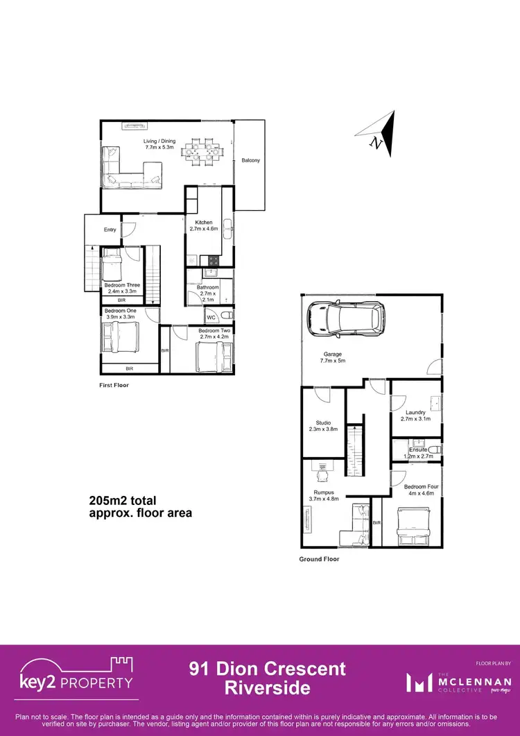 Floorplan of Homely house listing, 91 Dion Crescent, Riverside TAS 7250