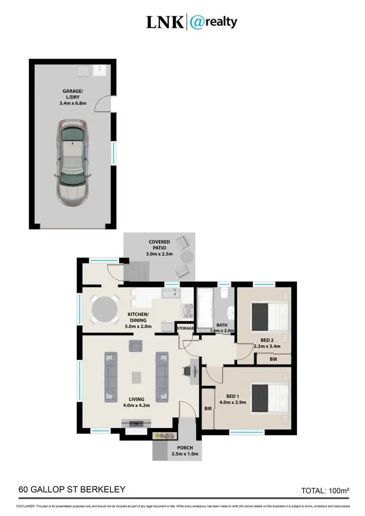 Floorplan of Homely house listing, 60 Gallop Street, Berkeley NSW 2506