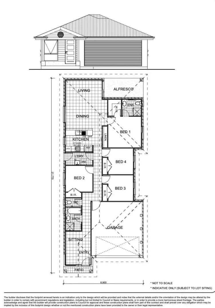 Floorplan of Homely house listing, Address available on request