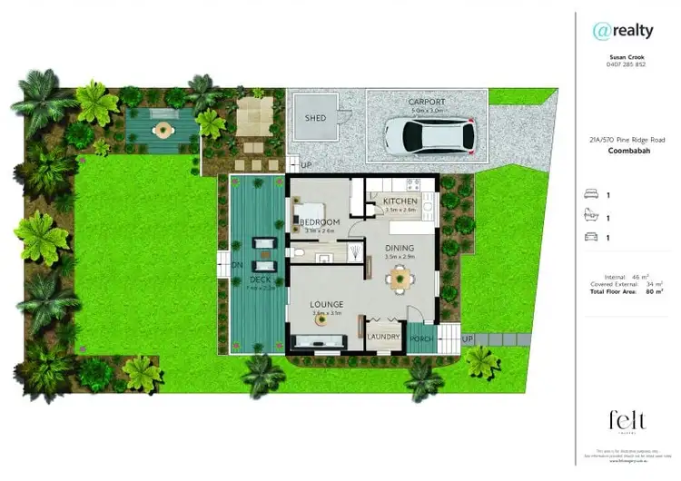 Floorplan of Homely house listing, 21a/570 Pine Ridge Road, Coombabah QLD 4216