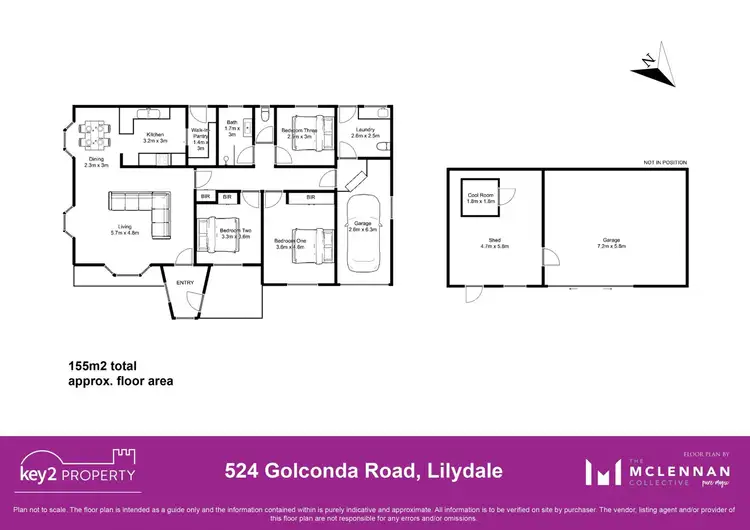 Floorplan of Homely house listing, 524 Golconda Road, Lilydale TAS 7268