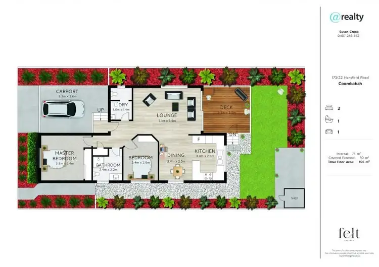 Floorplan of Homely house listing, 173/22 Hansford Road, Coombabah QLD 4216