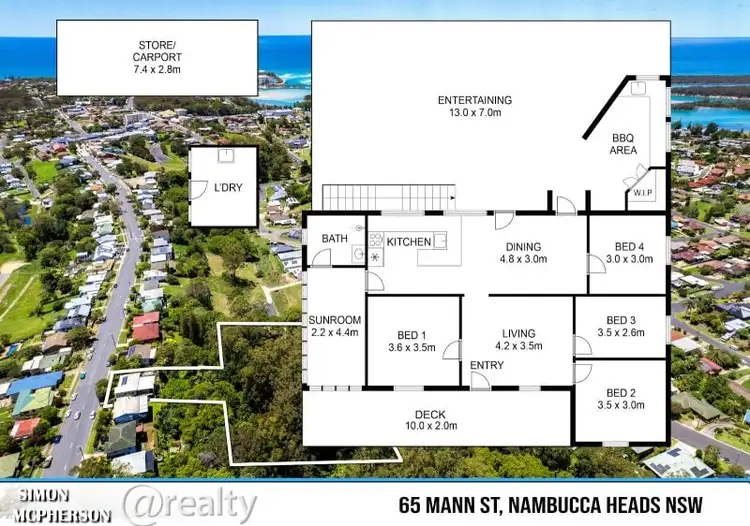 Floorplan of Homely house listing, 65 Mann Street, Nambucca Heads NSW 2448