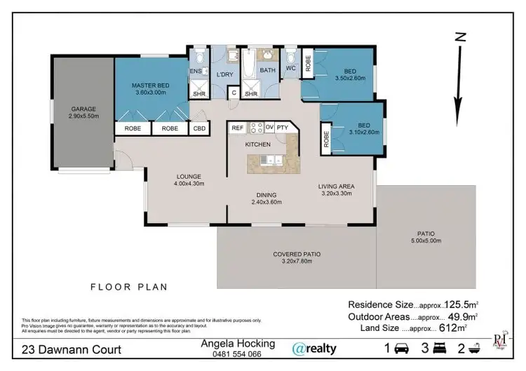 Floorplan of Homely house listing, 23 Dawnann Court, Carrara QLD 4211