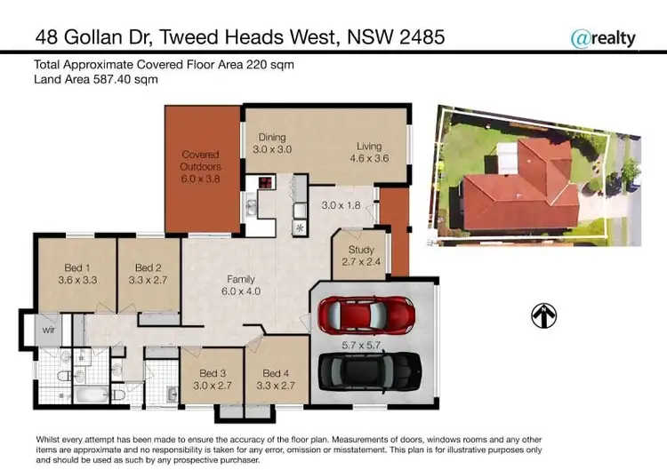 Floorplan of Homely house listing, 48 Gollan Drive, Tweed Heads West NSW 2485