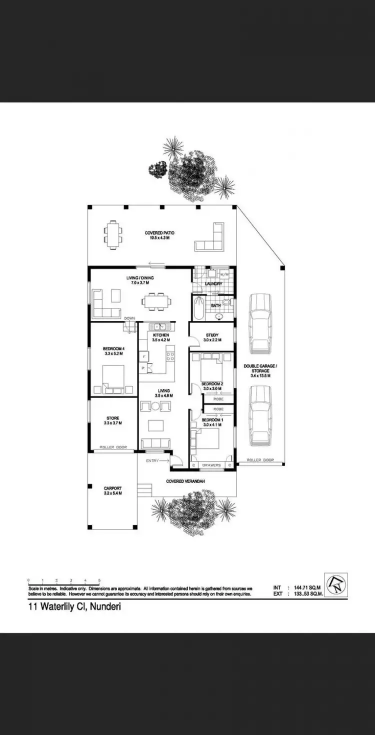Floorplan of Homely house listing, 11 Waterlily Close, Nunderi NSW 2484
