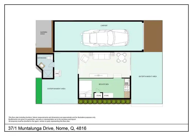 Floorplan of Homely house listing, 37/1 Muntalunga Drive, Nome QLD 4816