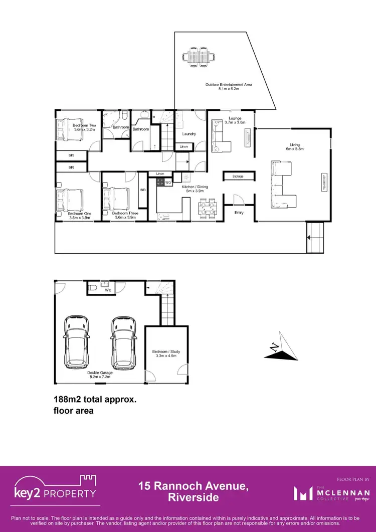 Floorplan of Homely house listing, 15 Rannoch Avenue, Riverside TAS 7250