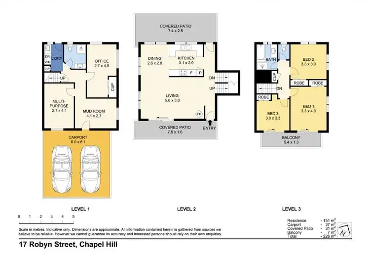 Floorplan of Homely house listing, 17 Robyn Street, Chapel Hill QLD 4069