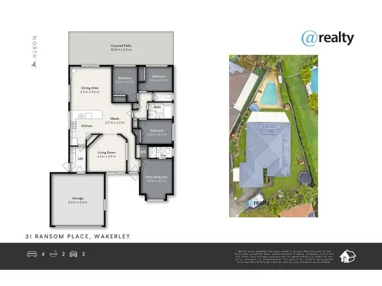 Floorplan of Homely house listing, 31 Ransom Place, Wakerley QLD 4154