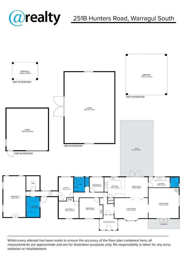 Floorplan of Homely rural property listing, 251B Hunters Road, Warragul South VIC 3821