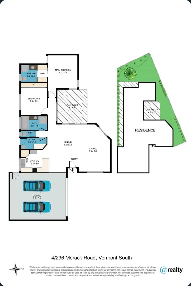 Floorplan of Homely townhouse listing, 4/236 Morack Road, Vermont South VIC 3133