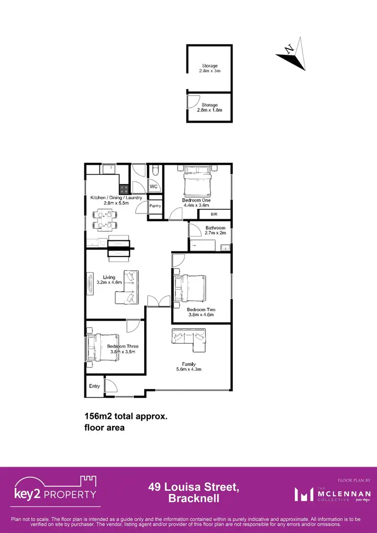 Floorplan of Homely house listing, 49 Louisa Street, Bracknell TAS 7302