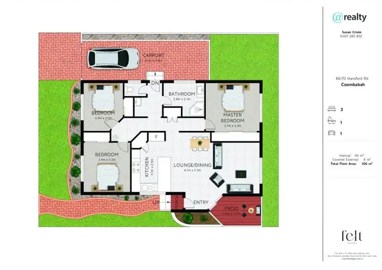 Floorplan of Homely house listing, 86/70 Hansford Road, Coombabah QLD 4216