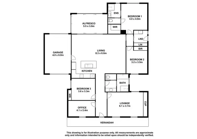 Floorplan of Homely house listing, 8 Eglington Terrace, Mount Gambier SA 5290