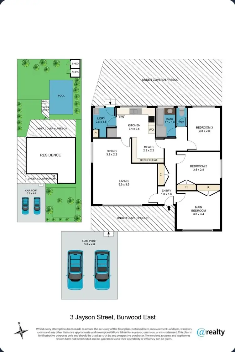 Floorplan of Homely house listing, 3 Jayson Street, Burwood East VIC 3151