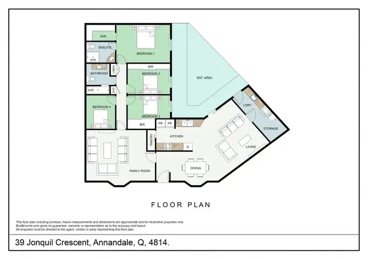 Floorplan of Homely house listing, 39 Jonquil Crescent, Annandale QLD 4814