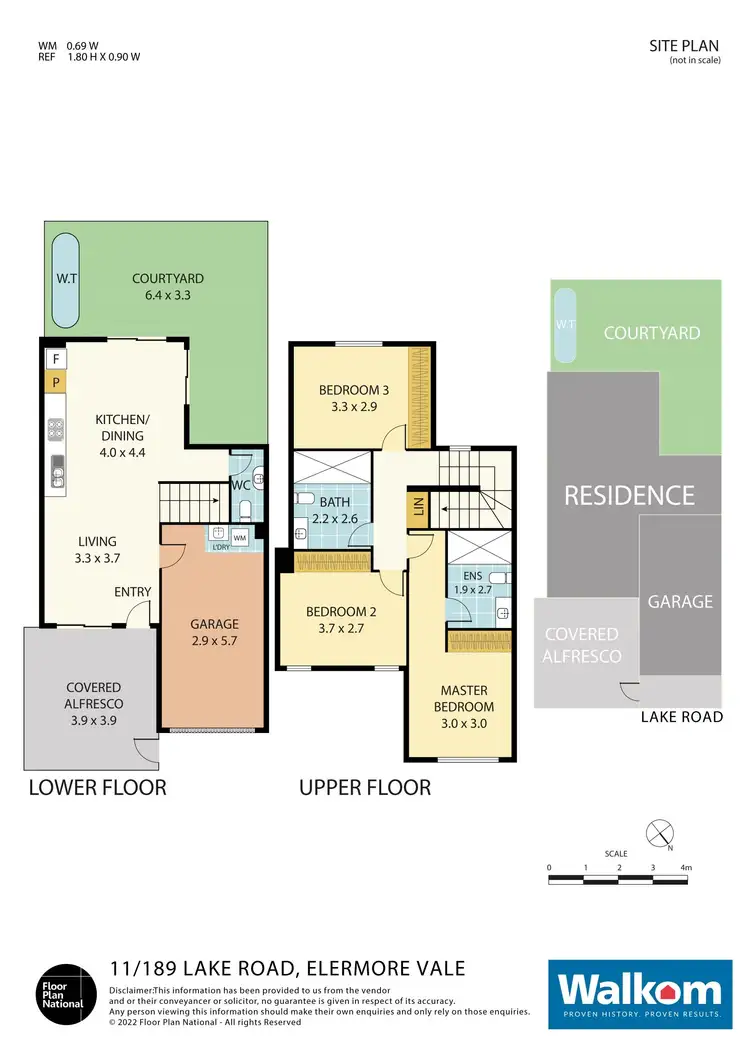 Floorplan of Homely townhouse listing, 11/189 Lake Road, Elermore Vale NSW 2287