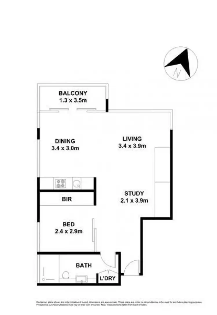Floorplan of Homely apartment listing, 302/21 Alberta Street, Sydney NSW 2000
