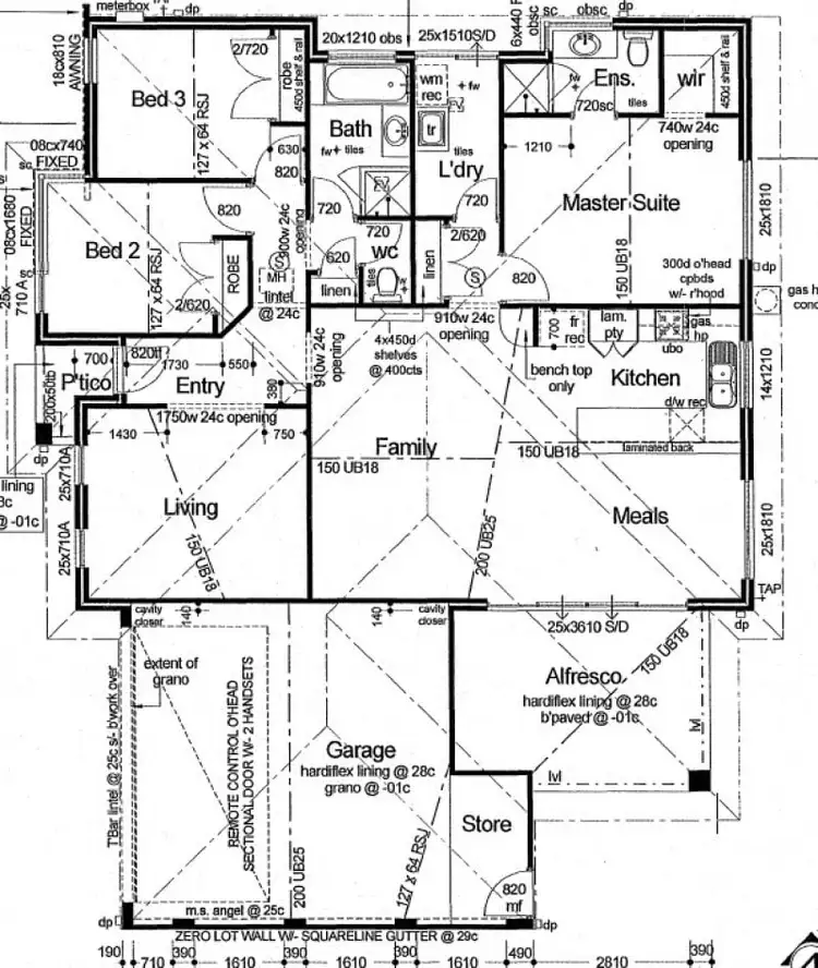 Floorplan of Homely unit listing, 1 Seville Way, Aubin Grove WA 6164