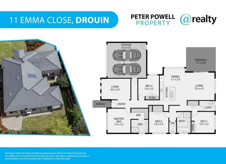 Floorplan of Homely house listing, 11 Emma Close, Drouin VIC 3818