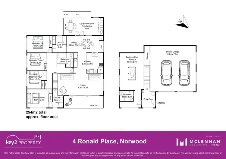 Floorplan of Homely house listing, 4 Ronald Place, Norwood TAS 7250