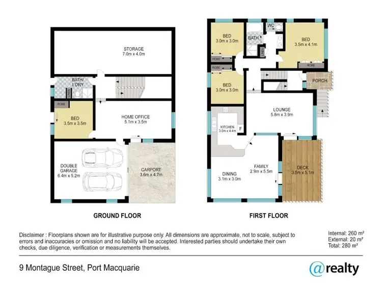Floorplan of Homely house listing, 9 Montague Street, Port Macquarie NSW 2444