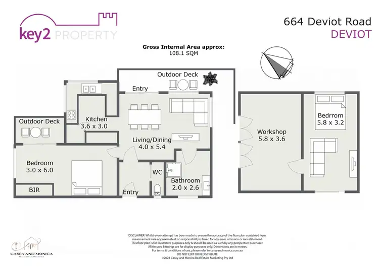 Floorplan of Homely house listing, 664 Deviot Road, Deviot TAS 7275