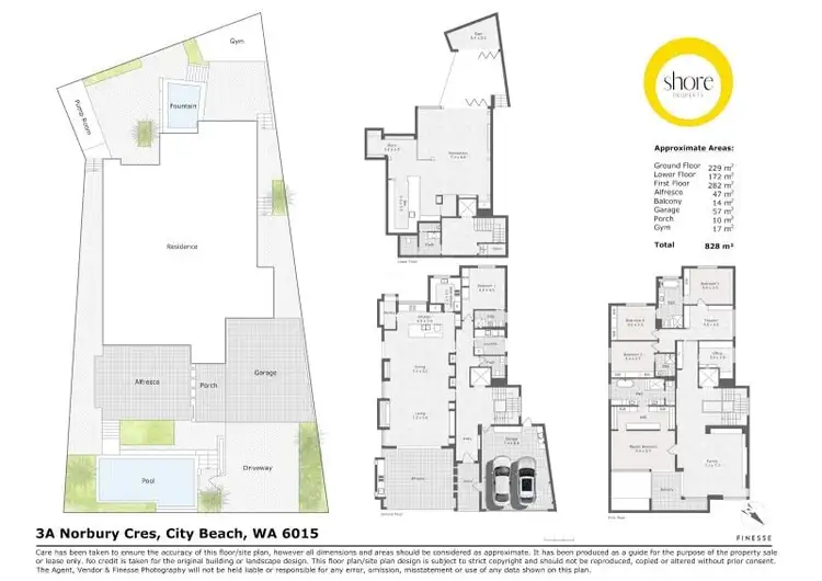 Floorplan of Homely house listing, 3A Norbury Crescent, City Beach WA 6015