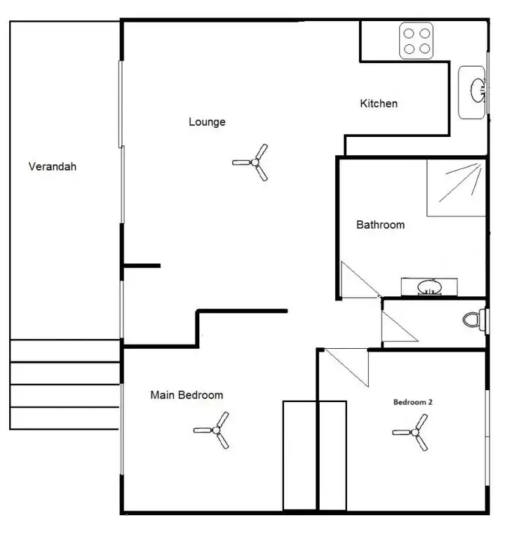 Floorplan of Homely villa listing, 219/42 David Low Way, Diddillibah QLD 4559