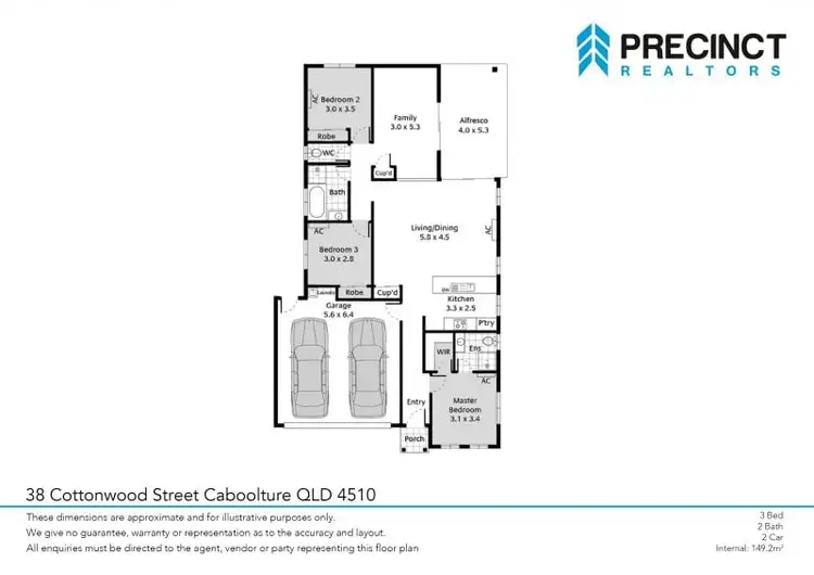 Floorplan of Homely house listing, 38 Cottonwood Street, Caboolture QLD 4510
