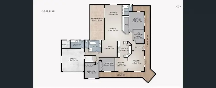 Floorplan of Homely house listing, 81-83 Trentbridge Court, Mount Nathan QLD 4211