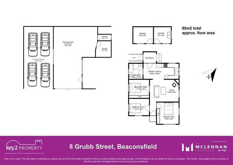Floorplan of Homely house listing, 8 Grubb Street, Beaconsfield TAS 7270