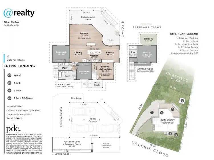 Floorplan of Homely house listing, 17 Valerie Close, Edens Landing QLD 4207