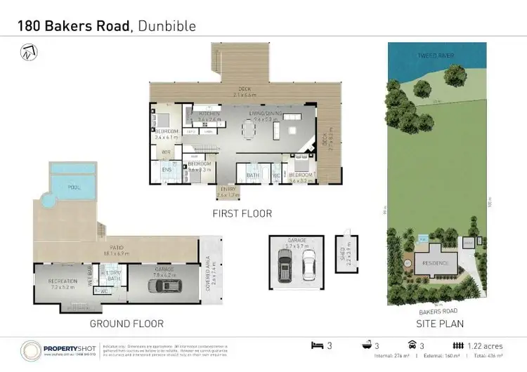Floorplan of Homely house listing, 180 Bakers Road, Dunbible NSW 2484