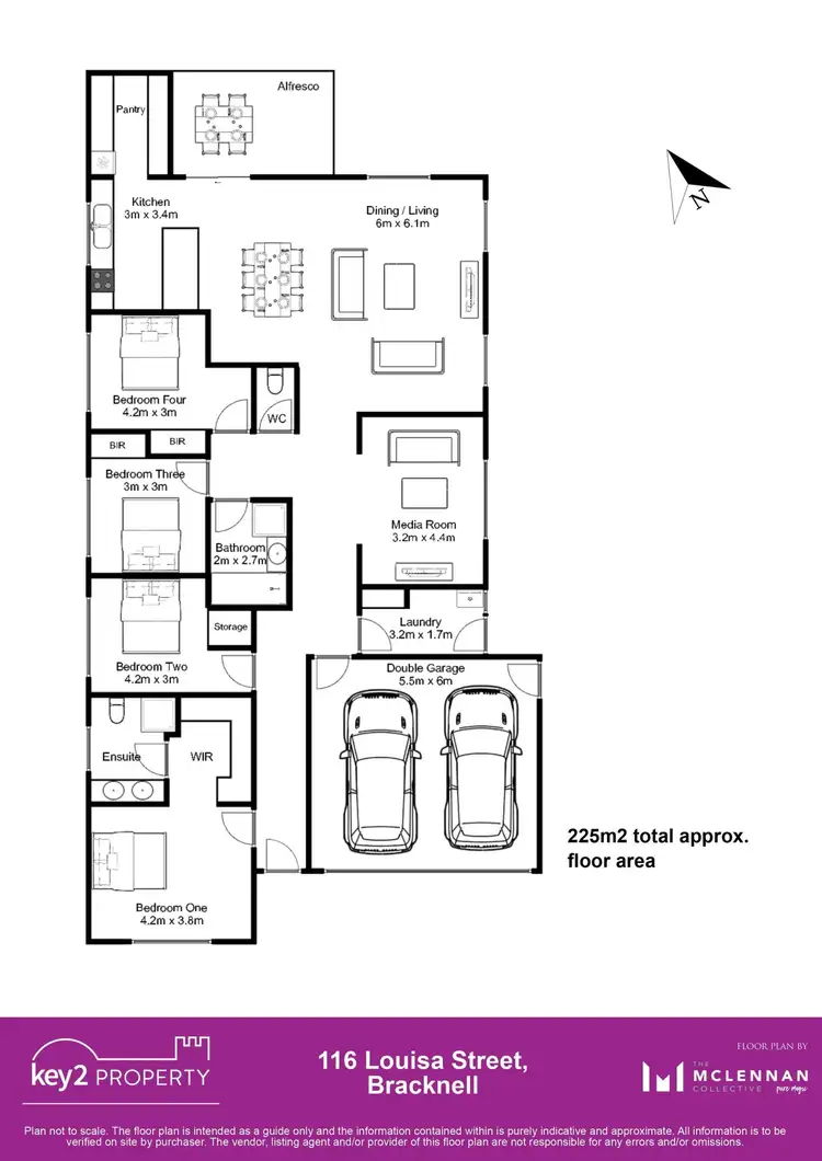 Floorplan of Homely house listing, 116 Louisa Street, Bracknell TAS 7302